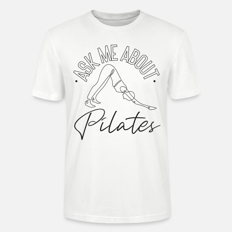 Instructeur de Pilates Enseignant Demandez-moi - T-shirt bio CRAFTER Stanley Stella Unisexe - blanc
