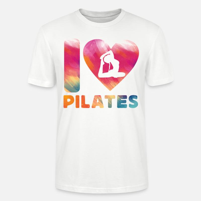 Instructeur de Pilates Enseignant Cœur - T-shirt bio CRAFTER Stanley Stella Unisexe - blanc