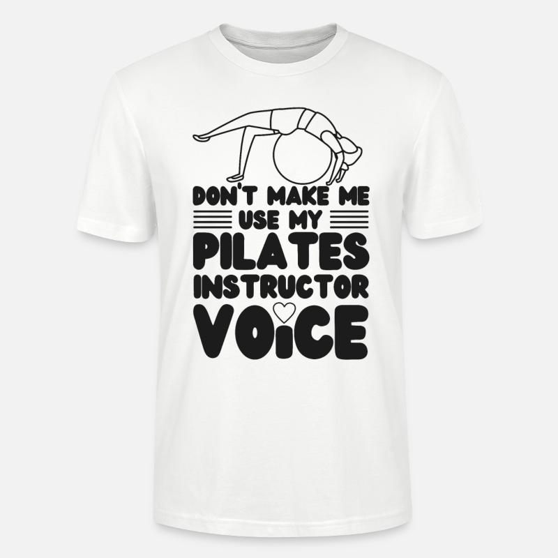 Instructeur de Pilates Professeur Don’t - T-shirt bio CRAFTER Stanley Stella Unisexe - blanc