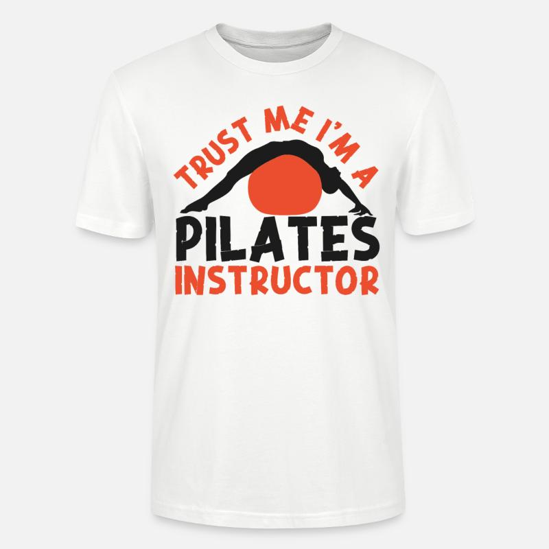 Pilates Instructor Teacher Trust - Stanley/Stella Unisex Bio-T-Shirt CRAFTER - Weiß