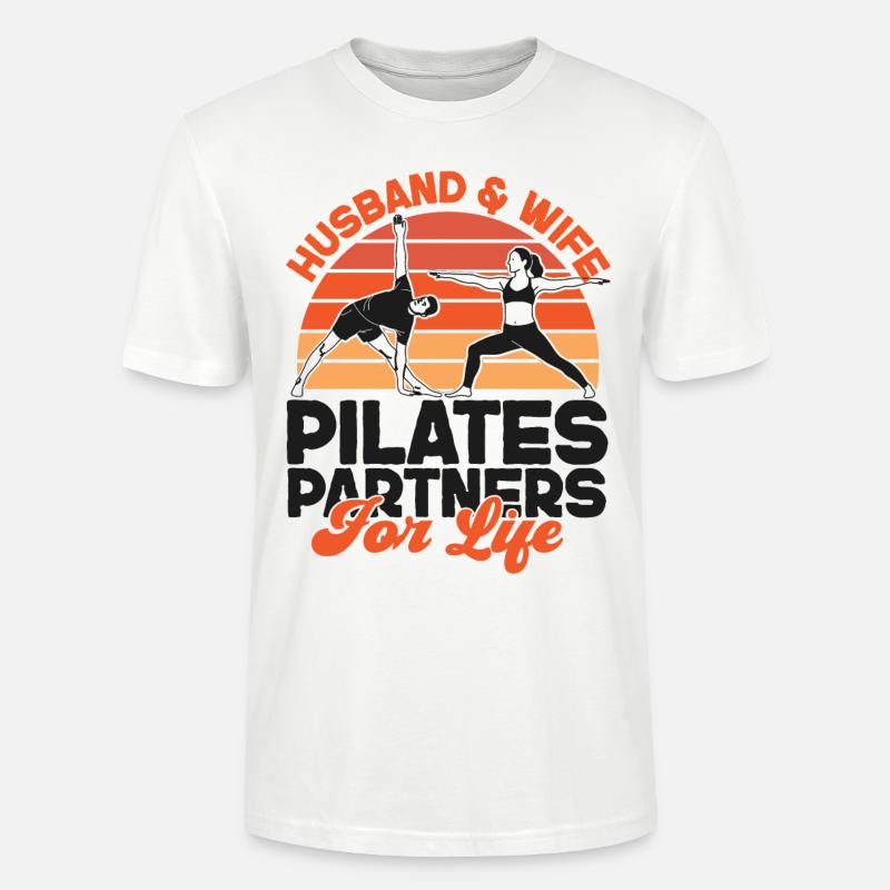 Pilates Instructor Teacher Husband - Stanley/Stella Unisex Bio-T-Shirt CRAFTER - Weiß