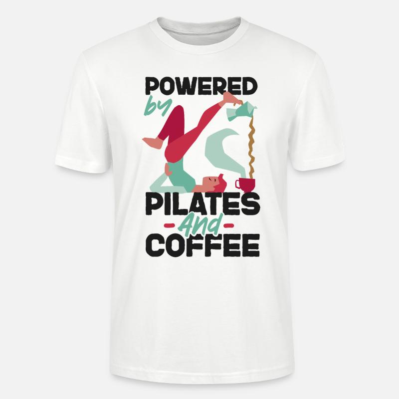 Pilates Instructor Teacher Coffee - Stanley/Stella Unisex Bio-T-Shirt CRAFTER - Weiß