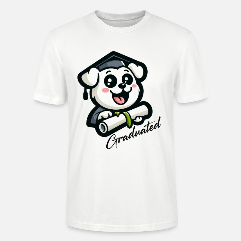 Hochschulabsolvent Abschluss Absolvent - Stanley/Stella Unisex Bio-T-Shirt CRAFTER - Weiß