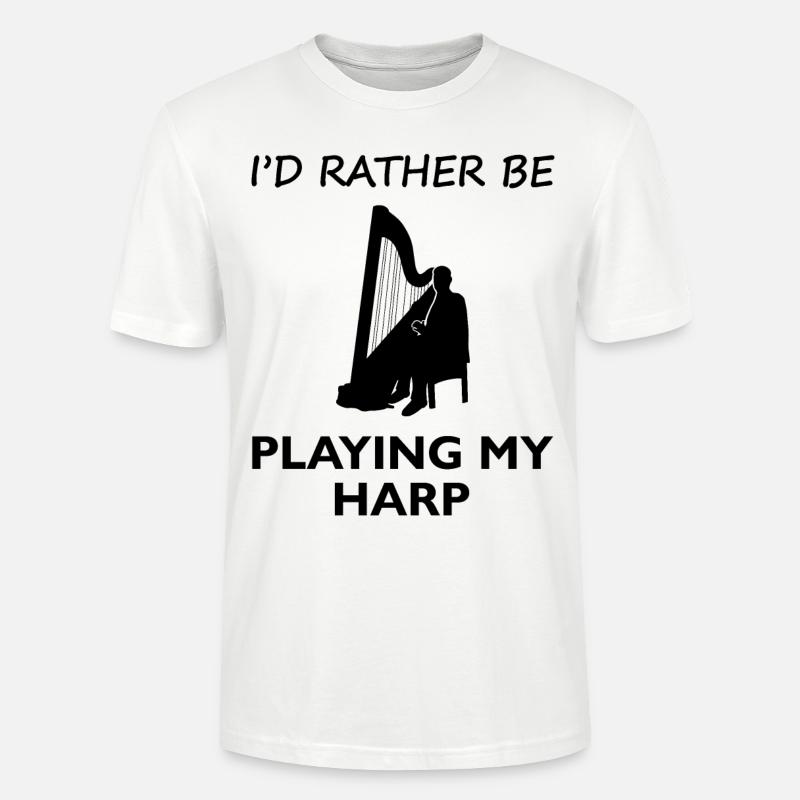 Dear Now Harp String Magic - T-shirt bio CRAFTER Stanley Stella Unisexe - blanc