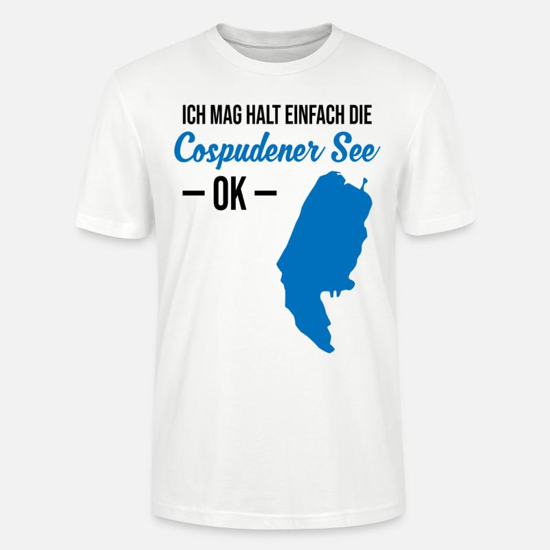 Cospudener See - Einfach Perfekt - Stanley/Stella Unisex Bio-T-Shirt CRAFTER - Weiß