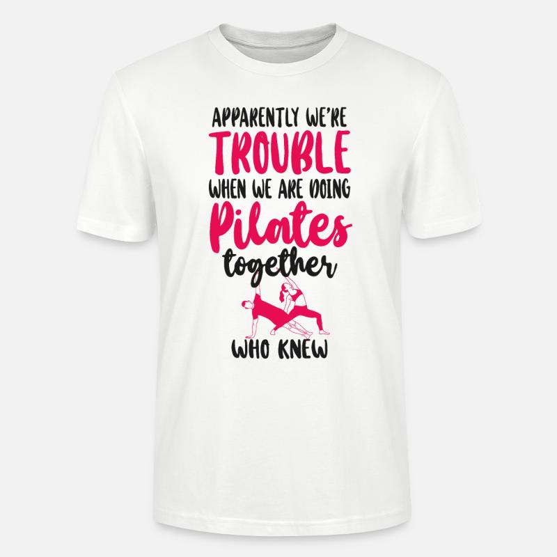 Instructeur de Pilates Professeur Amis - T-shirt bio CRAFTER Stanley Stella Unisexe - blanc