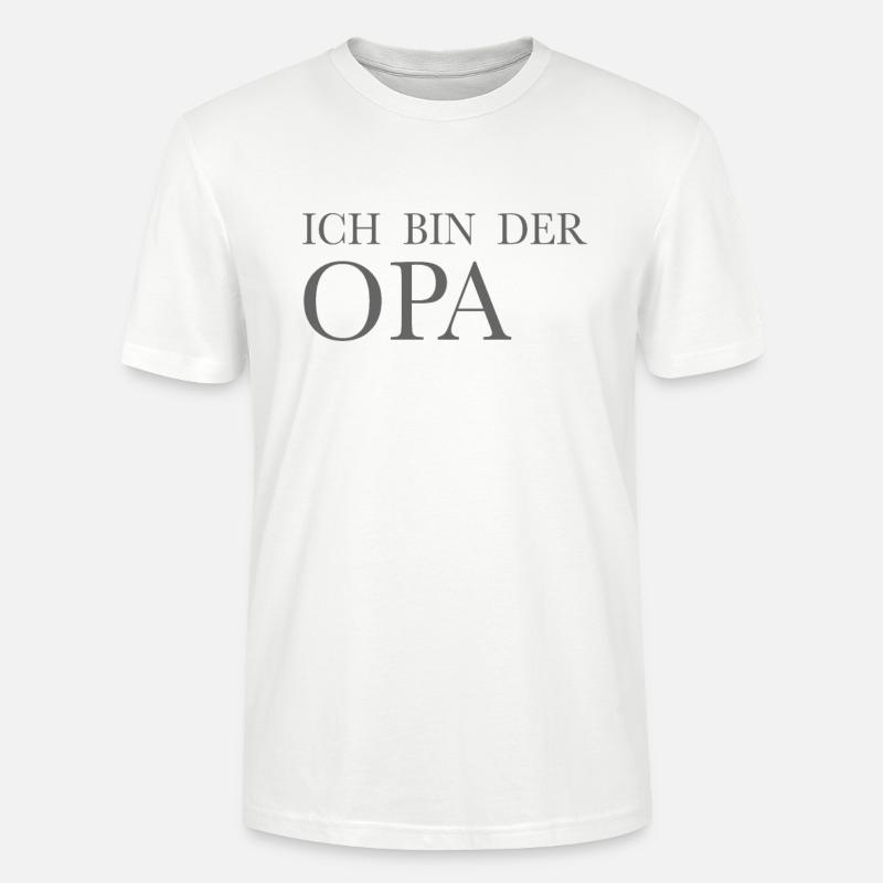 Ich bin der Opa - Stanley/Stella Unisex Bio-T-Shirt CRAFTER - Weiß