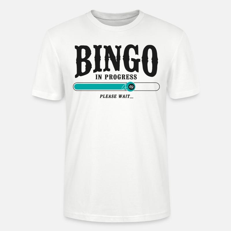 Bingo Player Bingo In Progress - Stanley/Stella Unisex Bio-T-Shirt CRAFTER - Weiß