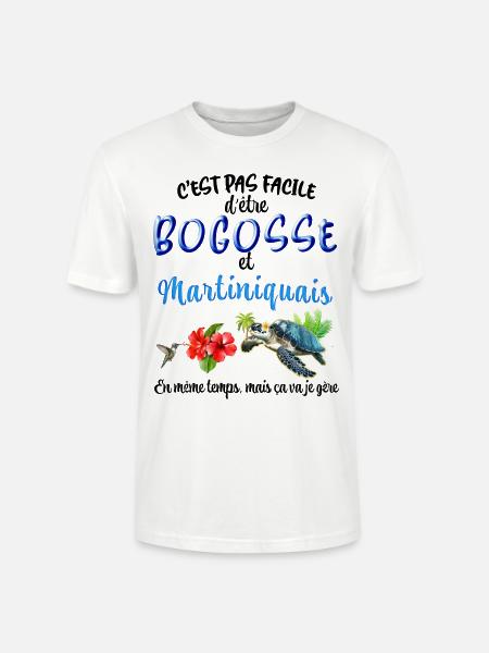 Mann Martinique Bogosse Schildkröte Kolibri - Stanley/Stella Unisex Bio-T-Shirt CRAFTER - Weiß