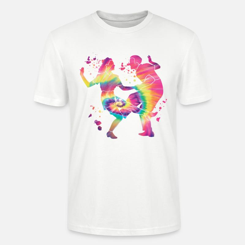 Tanzen Swing 60s Boogie Woogie - Stanley/Stella Unisex Bio-T-Shirt CRAFTER - Weiß