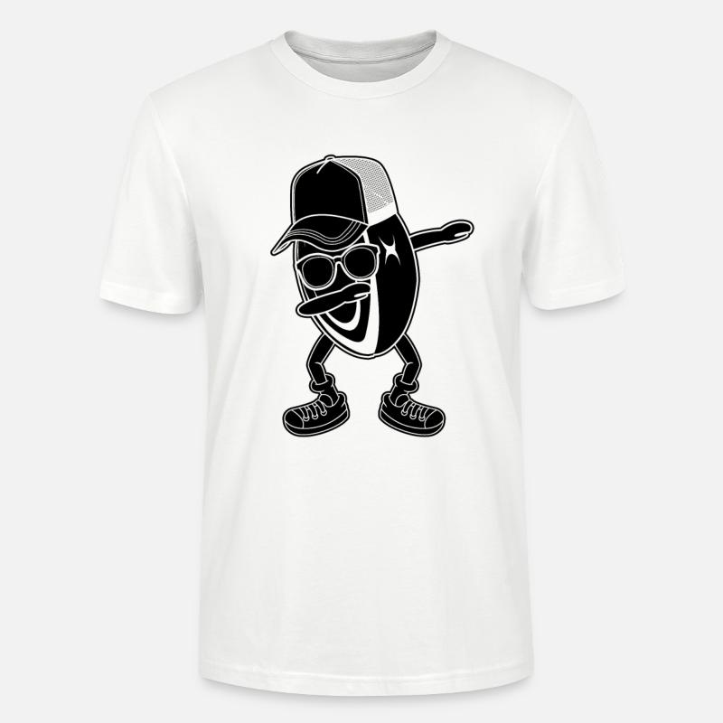 Rugby Dab Dance Rugby Player - Stanley/Stella Unisex Bio-T-Shirt CRAFTER - Weiß