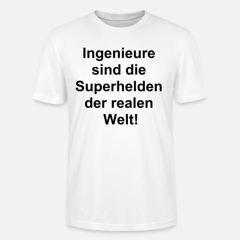 Engineer Gift - Stanley/Stella CRAFTER Unisex Organic T-Shirt - white