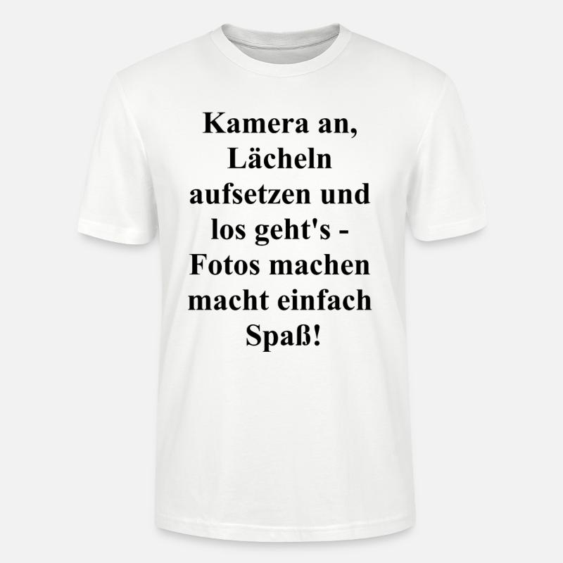 Foto Spaß Geschenk - Stanley/Stella Unisex Bio-T-Shirt CRAFTER - Weiß