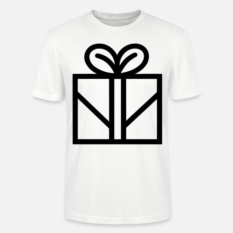 Geschenk-Icon-Box - Stanley/Stella Unisex Bio-T-Shirt CRAFTER - Weiß