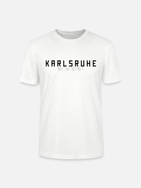 Karlsruhe Meine Stadt - Stanley/Stella Unisex Bio-T-Shirt CRAFTER - Weiß