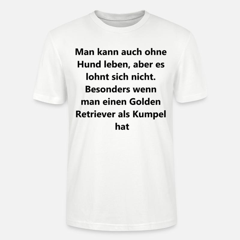Bester Freund Geschenk - Stanley/Stella Unisex Bio-T-Shirt CRAFTER - Weiß