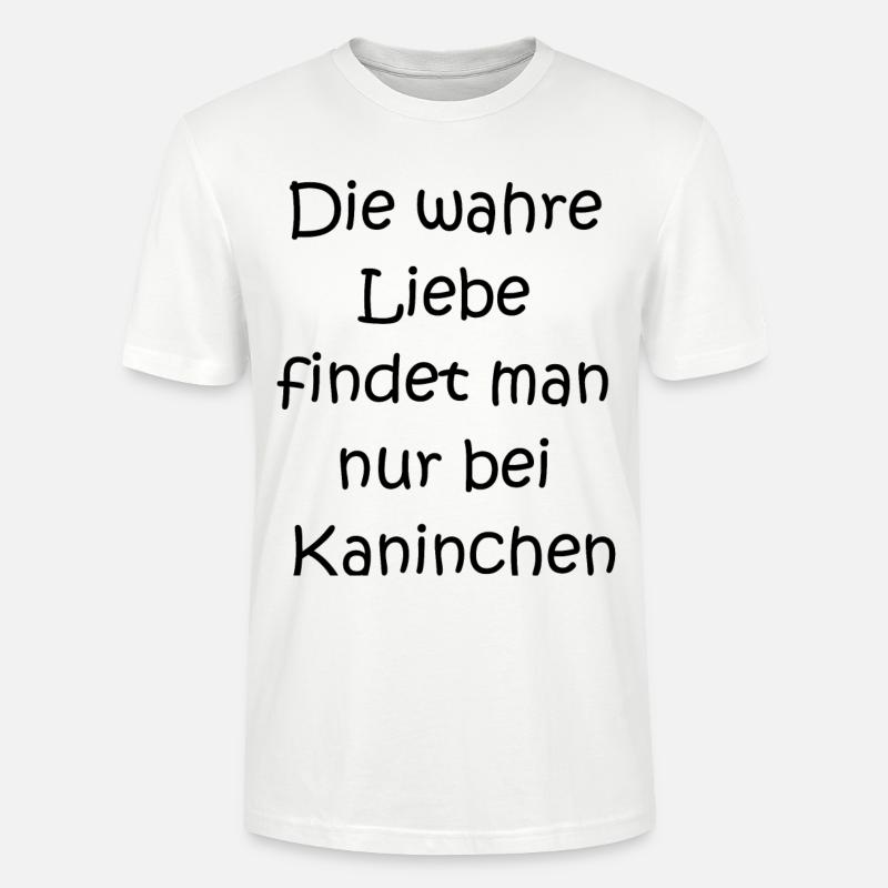 Kuschelhase Geschenk - Stanley/Stella Unisex Bio-T-Shirt CRAFTER - Weiß