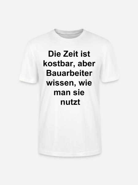 Personalisiertes Wandbild als Dankeschön - Stanley/Stella Unisex Bio-T-Shirt CRAFTER - Weiß