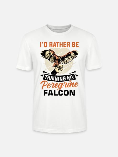Falke Falkner Spruch - Stanley/Stella Unisex Bio-T-Shirt CRAFTER - Weiß