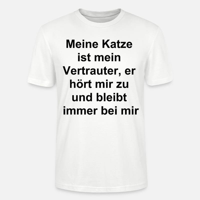 Tierischer Begleiter - Stanley/Stella Unisex Bio-T-Shirt CRAFTER - Weiß