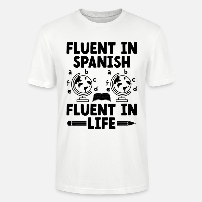 Fremdsprachenlehrer Schule Sprachlehrer - Stanley/Stella Unisex Bio-T-Shirt CRAFTER - Weiß