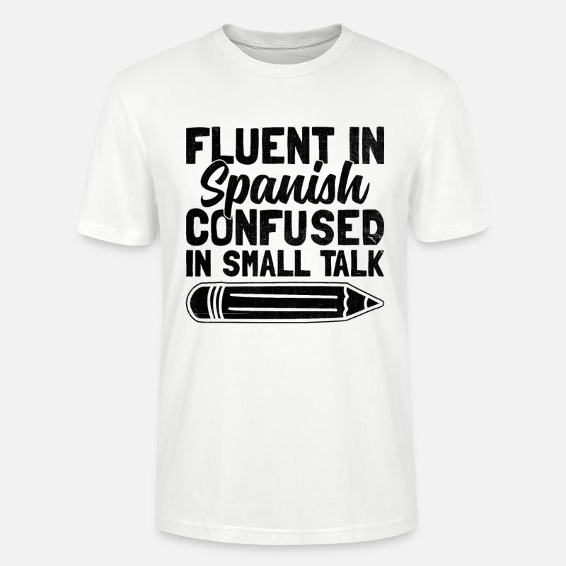 Fremdsprachenlehrer Schule Sprachlehrer - Stanley/Stella Unisex Bio-T-Shirt CRAFTER - Weiß