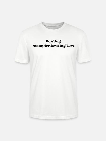 Bowling - Bowling championBowling Love - Stanley/Stella Unisex Bio-T-Shirt CRAFTER - Weiß