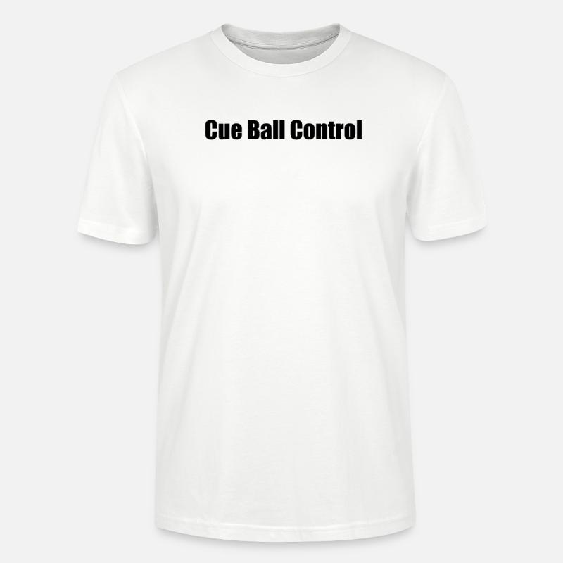 Billard - Cue Ball Control - Stanley/Stella Unisex Bio-T-Shirt CRAFTER - Weiß