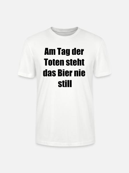 Allerseelen Geschenk - Stanley/Stella Unisex Bio-T-Shirt CRAFTER - Weiß