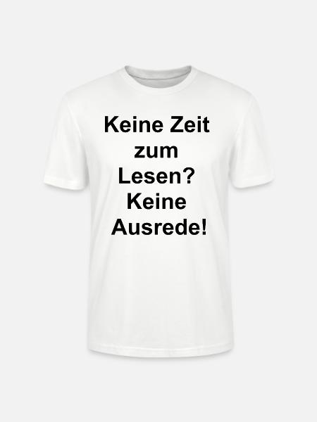 Lesezeit Geschenk - Stanley/Stella Unisex Bio-T-Shirt CRAFTER - Weiß