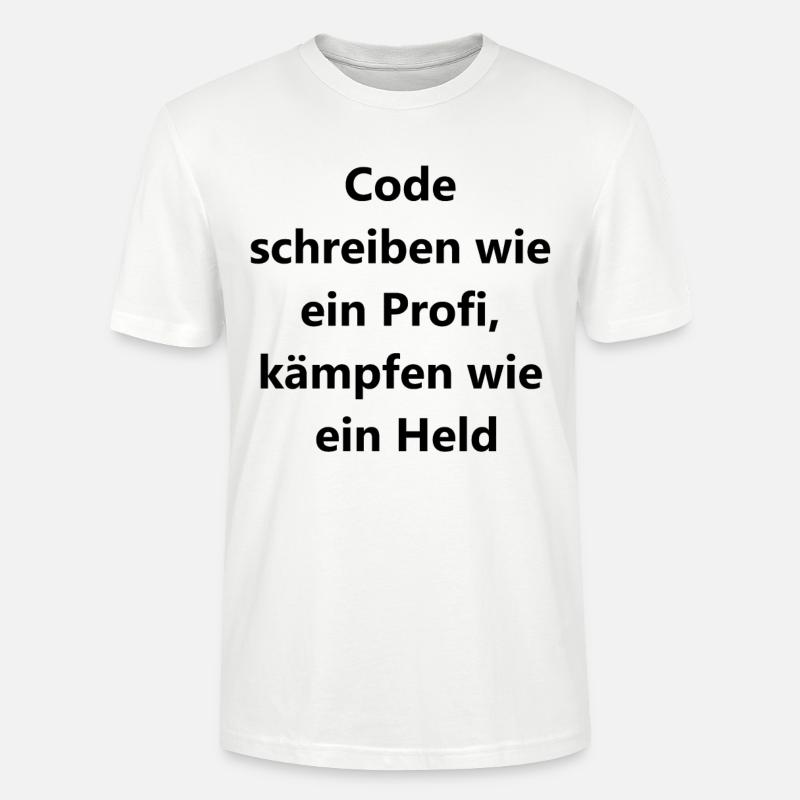 Informatiker Geschenk - Stanley/Stella Unisex Bio-T-Shirt CRAFTER - Weiß