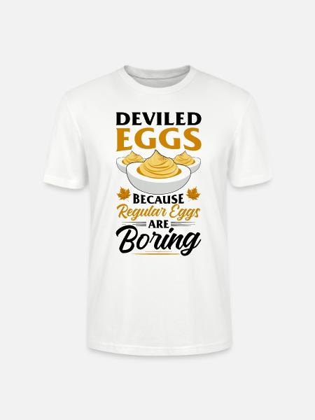 Devil's Egg Spell - Stanley/Stella CRAFTER Unisex Organic T-Shirt - white