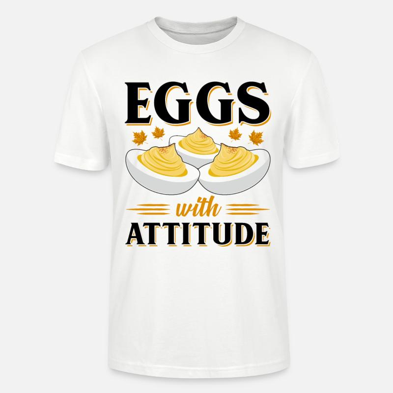 Devil's Egg Spell - Stanley/Stella CRAFTER Unisex Organic T-Shirt - white