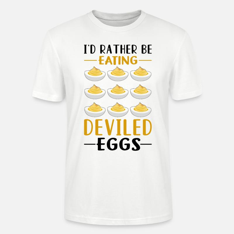 Devil's Egg Spell - Stanley/Stella CRAFTER Unisex Organic T-Shirt - white