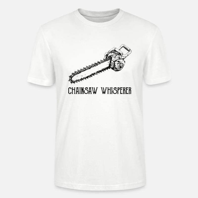chainsaw logger lumberjack arborist - Stanley/Stella Unisex Bio-T-Shirt CRAFTER - undefined