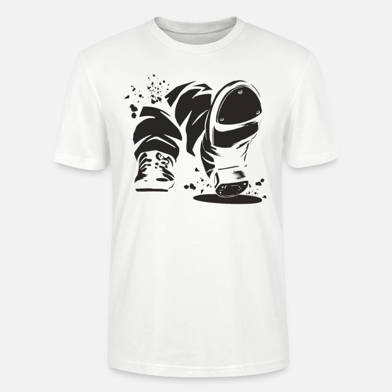 Stepptänzer Stepptanzen Kinder Stepptanz - Stanley/Stella Unisex Bio-T-Shirt CRAFTER - Weiß