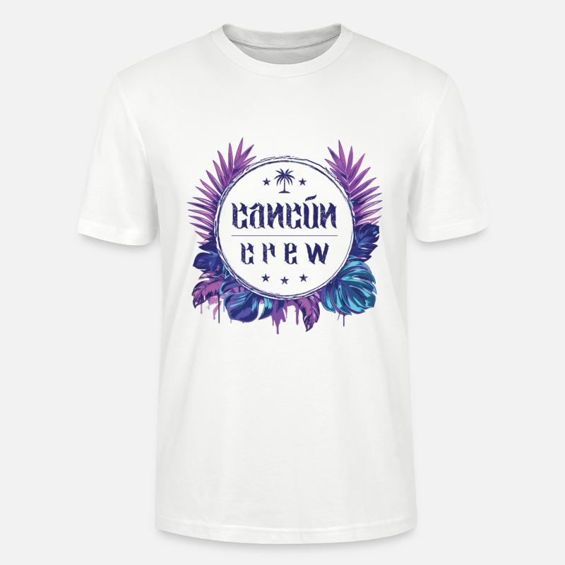 Cancun Crew Bunt - Stanley/Stella Unisex Bio-T-Shirt CRAFTER - Weiß