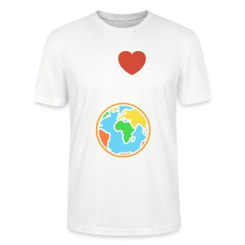 Voyage Humour vacances - T-shirt bio CRAFTER Stanley Stella Unisexe - blanc - Devant - Alina (178cm) & Michal (187cm)