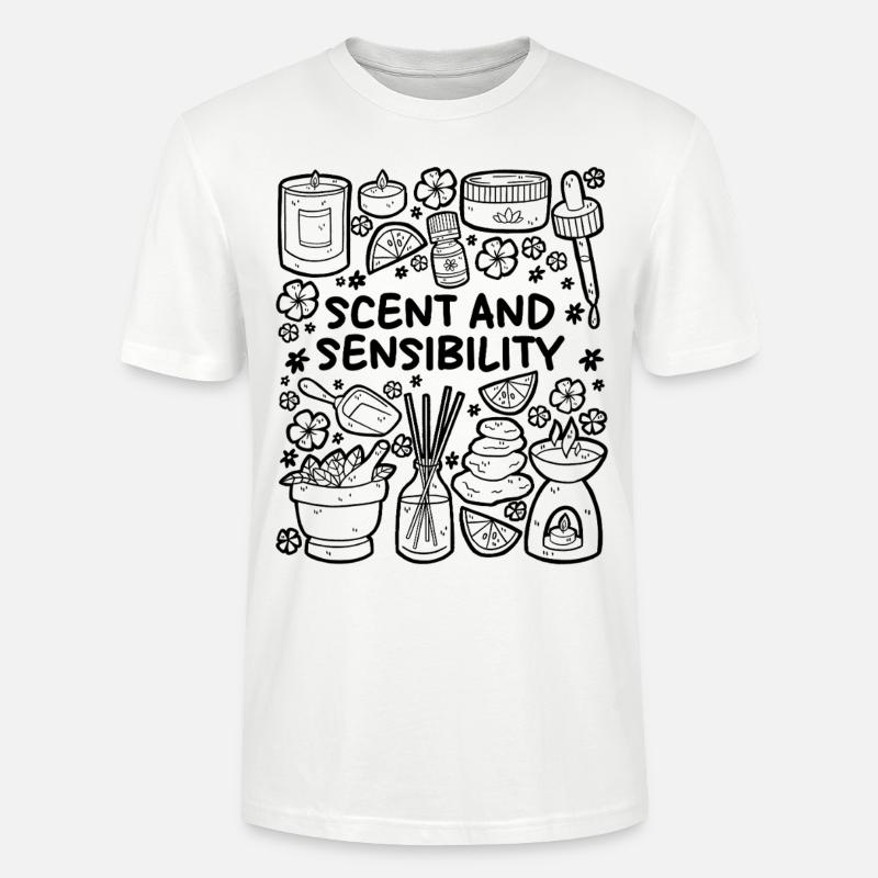 Odeur et sensibilité – Aromathérapie - T-shirt bio CRAFTER Stanley Stella Unisexe - blanc