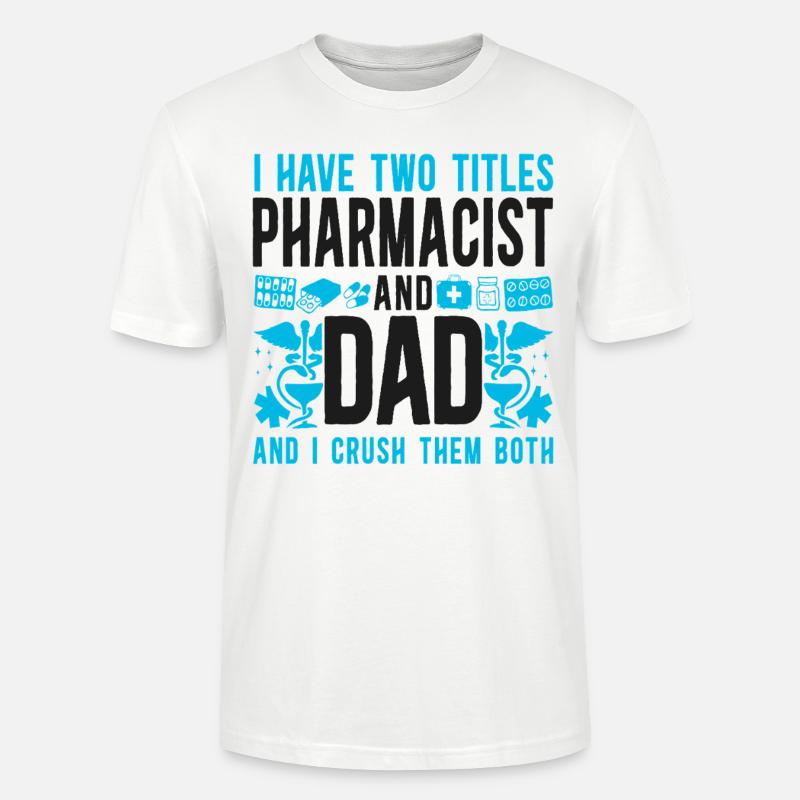 Pharmacy Tech Technician - Stanley/Stella Unisex Bio-T-Shirt CRAFTER - Weiß