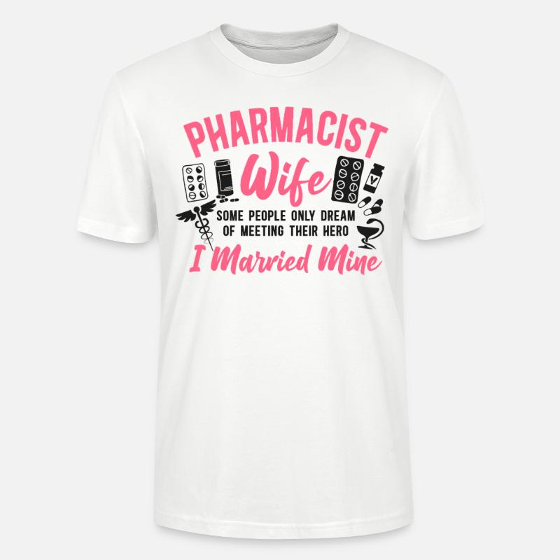 Pharmacy Tech Technician - Stanley/Stella CRAFTER Unisex Organic T-Shirt - white