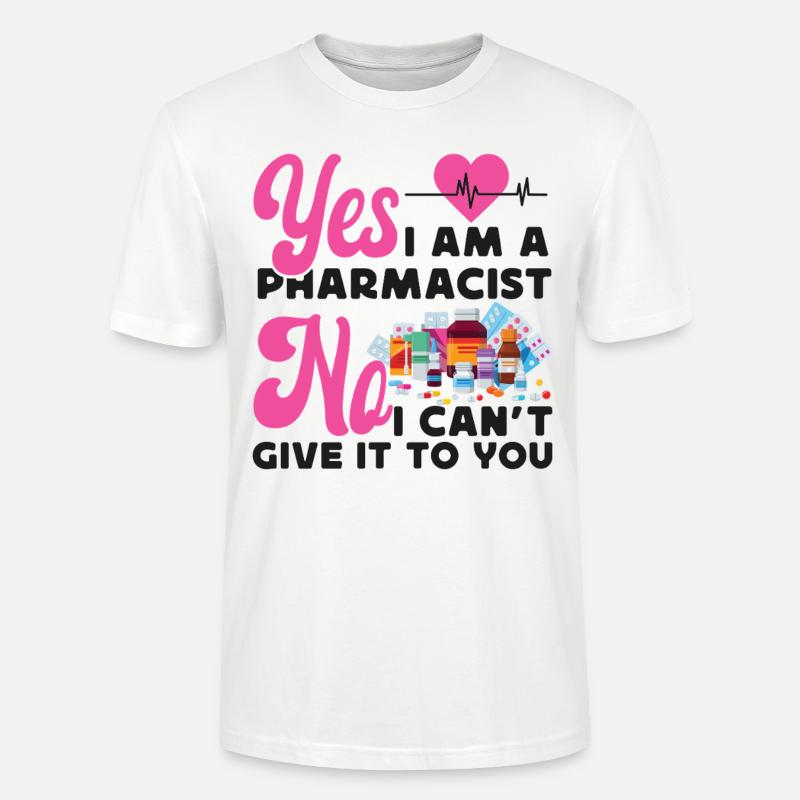 Pharmacy Tech Technician - Stanley/Stella Unisex Bio-T-Shirt CRAFTER - Weiß