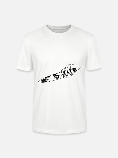 Schlechte Frau - Stanley/Stella Unisex Bio-T-Shirt CRAFTER - Weiß
