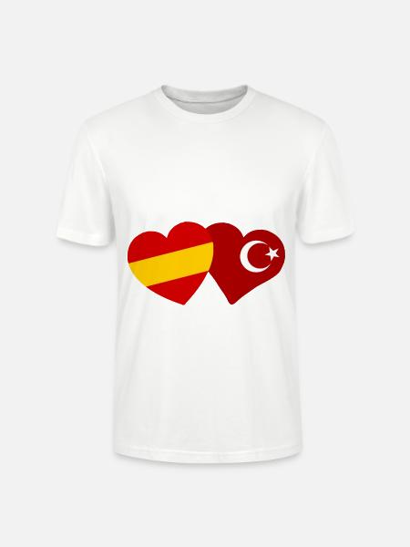 Die spanisch türkische Liebe - Stanley/Stella Unisex Bio-T-Shirt CRAFTER - Weiß