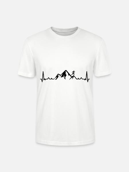 Herzschlagberg and Laufen - (2) - Stanley/Stella CRAFTER Unisex Organic T-Shirt - white