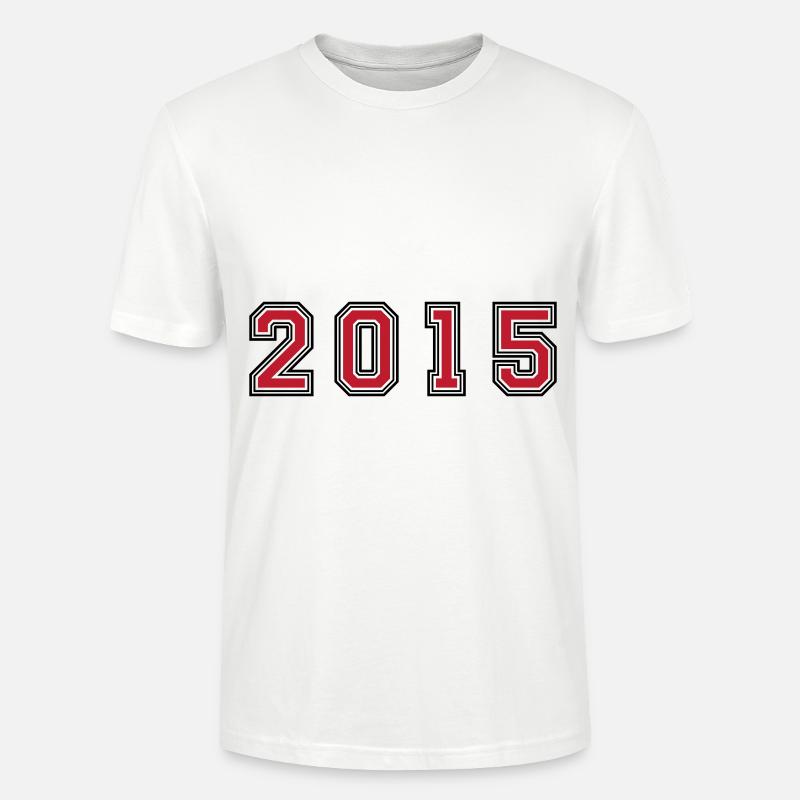Numéro de l’année 2015 - T-shirt bio CRAFTER Stanley Stella Unisexe - blanc