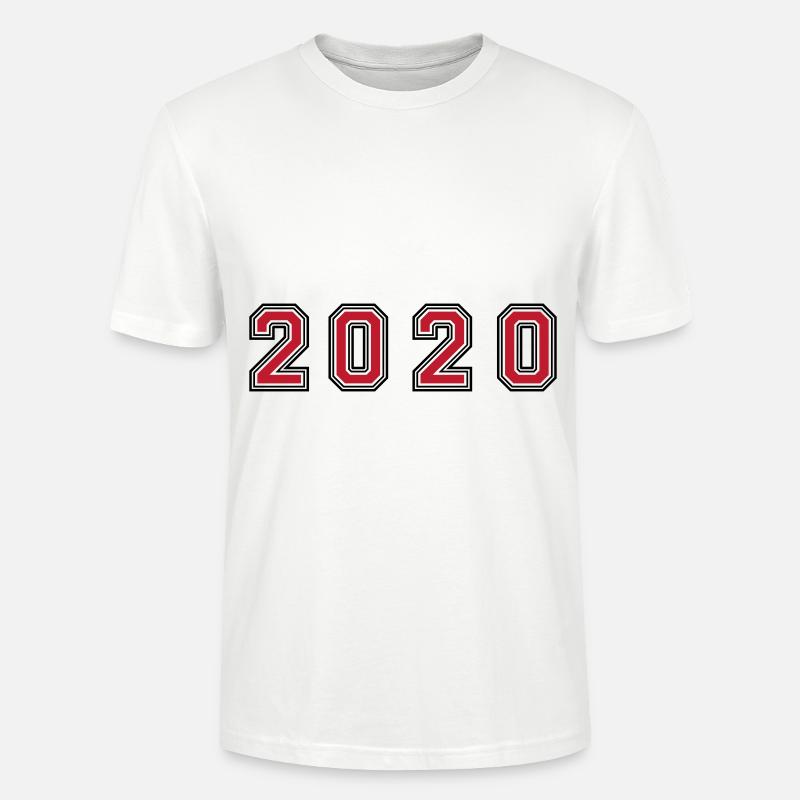 Numéro de l’année 2020 - T-shirt bio CRAFTER Stanley Stella Unisexe - blanc