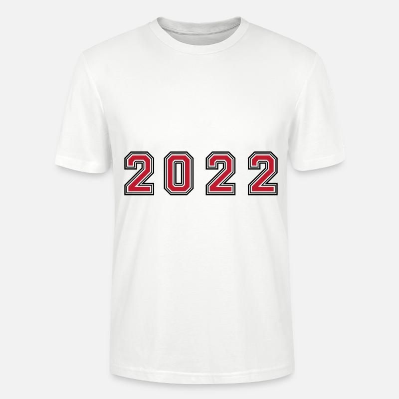 Numéro de l’année 2022 - T-shirt bio CRAFTER Stanley Stella Unisexe - blanc