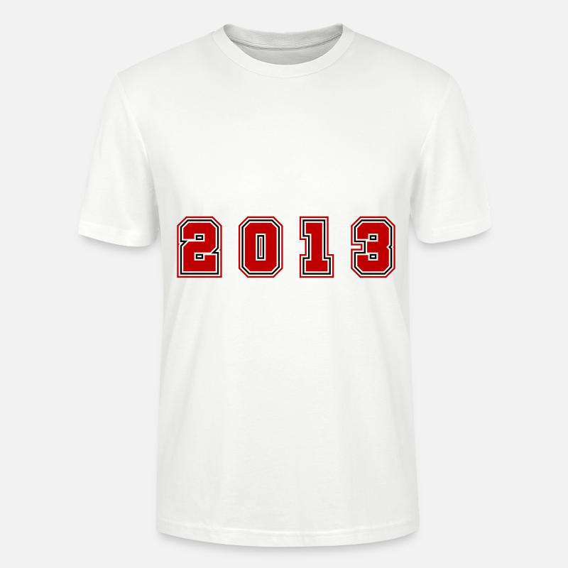 Numéro de l’année 2013 - T-shirt bio CRAFTER Stanley Stella Unisexe - blanc