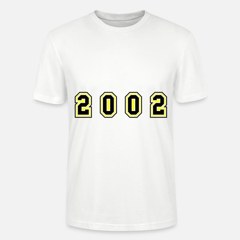 Numéro de l’année 2002 - T-shirt bio CRAFTER Stanley Stella Unisexe - blanc